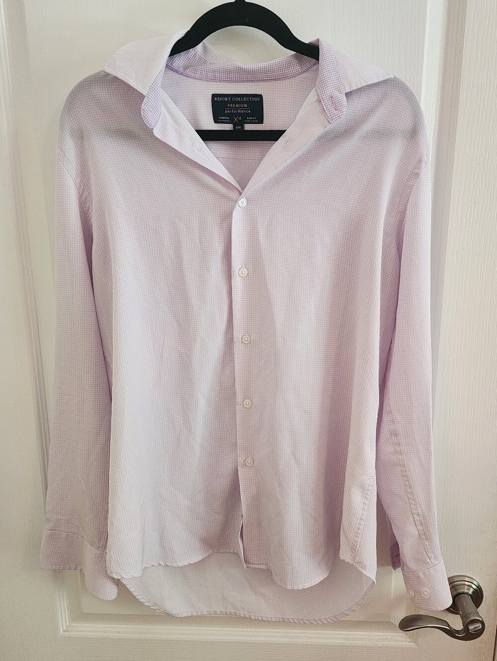 NWOT Report Collection Premium Performance X4 Slim Fit shirt- Medium 15.5"